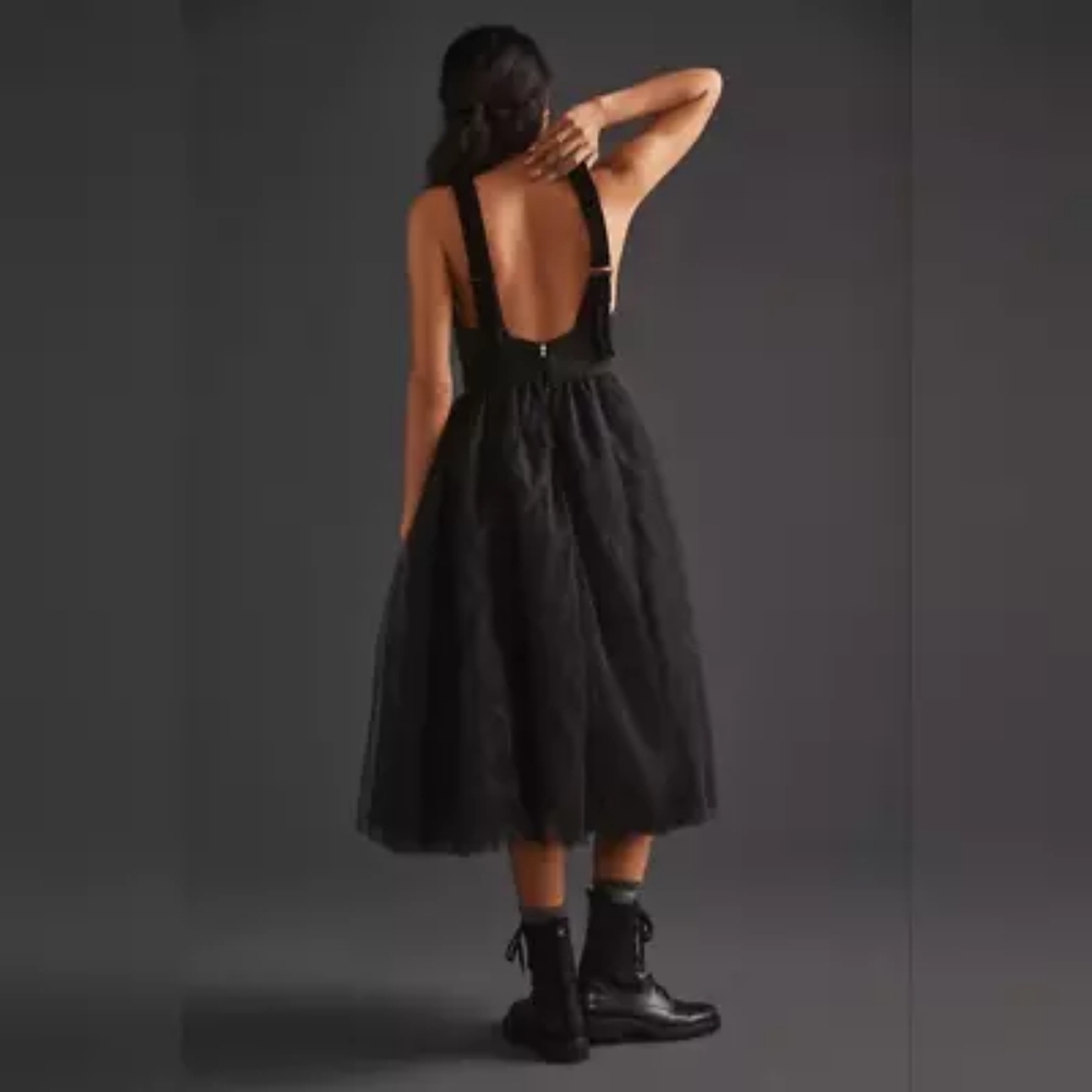 Pilcro Denim Tule Dress